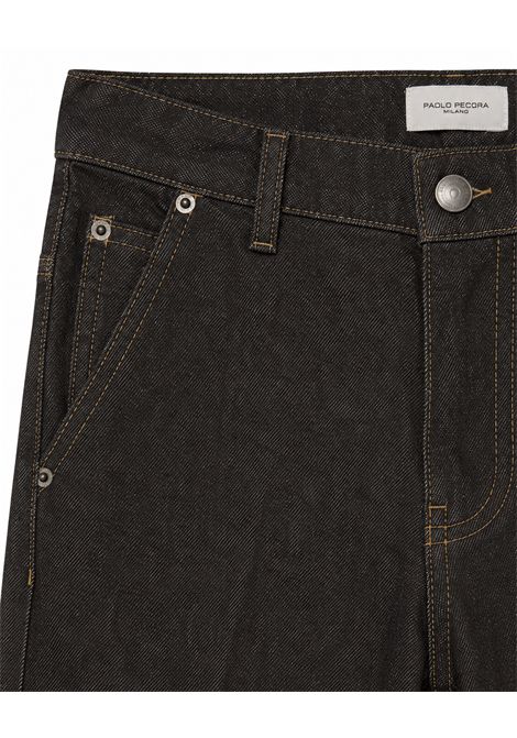 Jeans a gamba ampia PAOLO PECORA KIDS | PP4466NERO